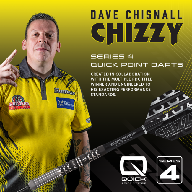 Harrows CHIZZY Series 4 Steeldart-Set 22 oder 24 Gramm